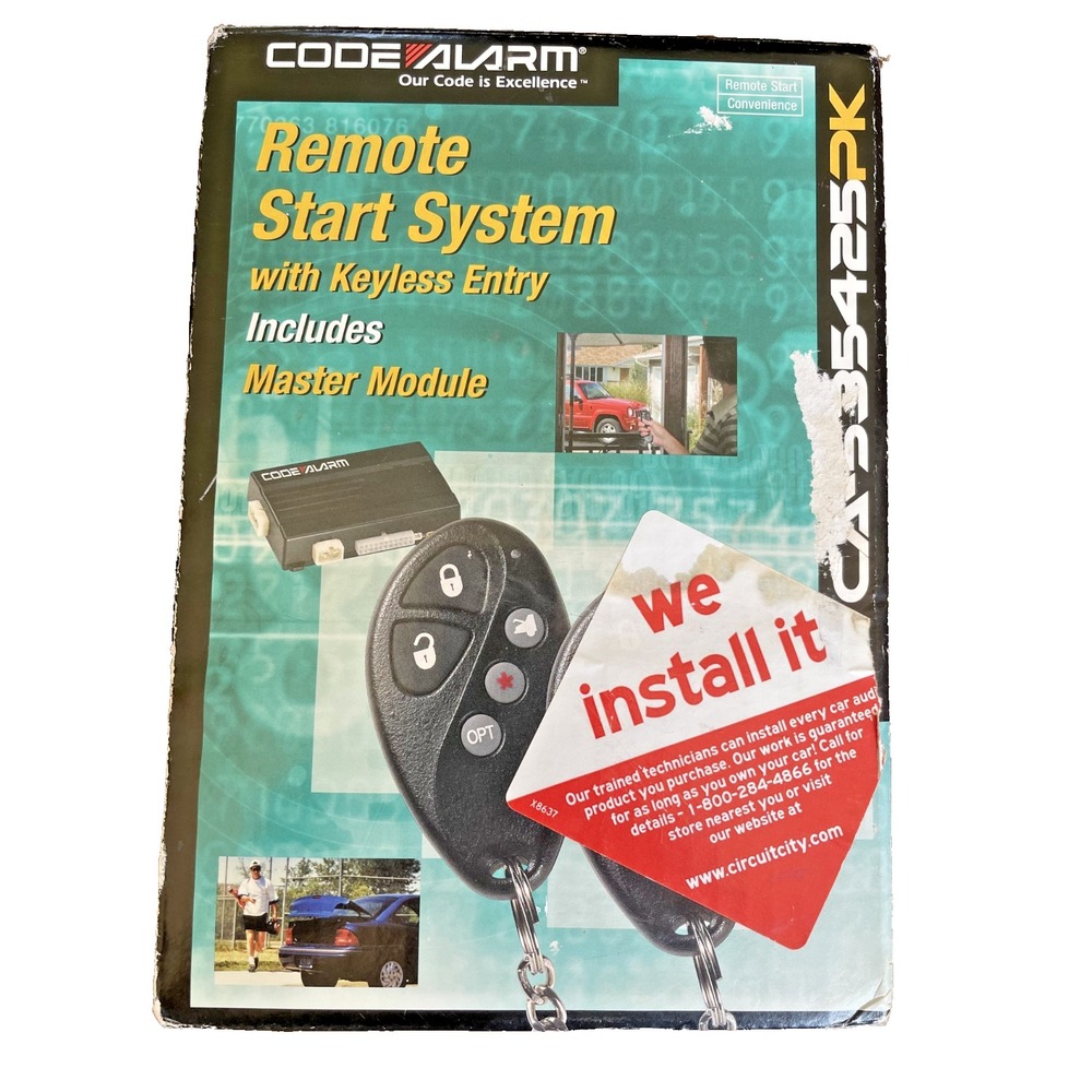 CODE ALARM CA-535 Remote Start System w/ CA-425 Master Module - Description